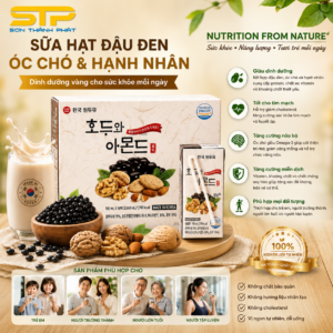 Sữa hạnh nhân óc chó Kormilk-Hàn Quốc(Một xách/16 hộp)