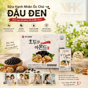 Sữa hạnh nhân óc chó Kormilk-Hàn Quốc(Một xách/16 hộp)