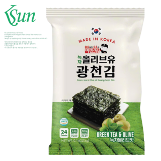Rong biển ăn liền Lee Ban Jang - Vị Trà Xanh Olive 4gx9